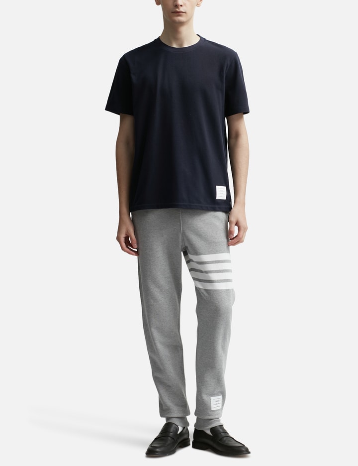 Thom Browne Oversized Cotton T-shirt In Blue