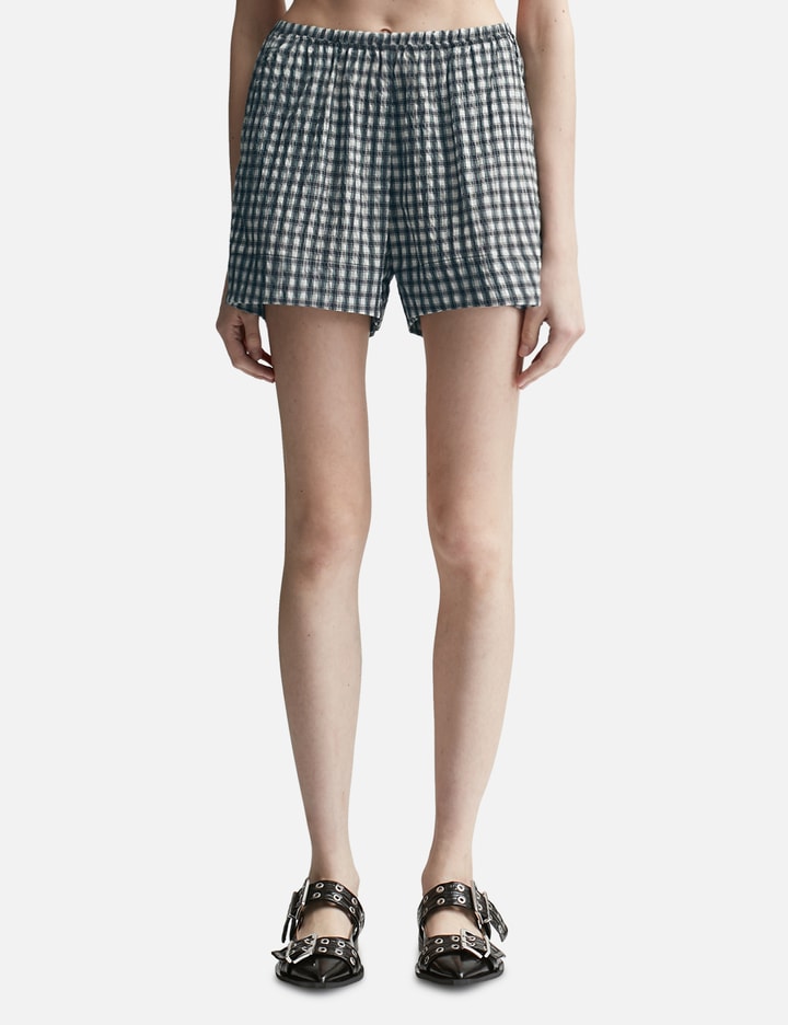 Seersucker Check Elasticated Shorts Placeholder Image