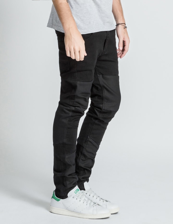 Monday - Tight Skinny Fit Coated Cut Panelled Jeans | HBX - Globally Curated Fashion Lifestyle by Hypebeast