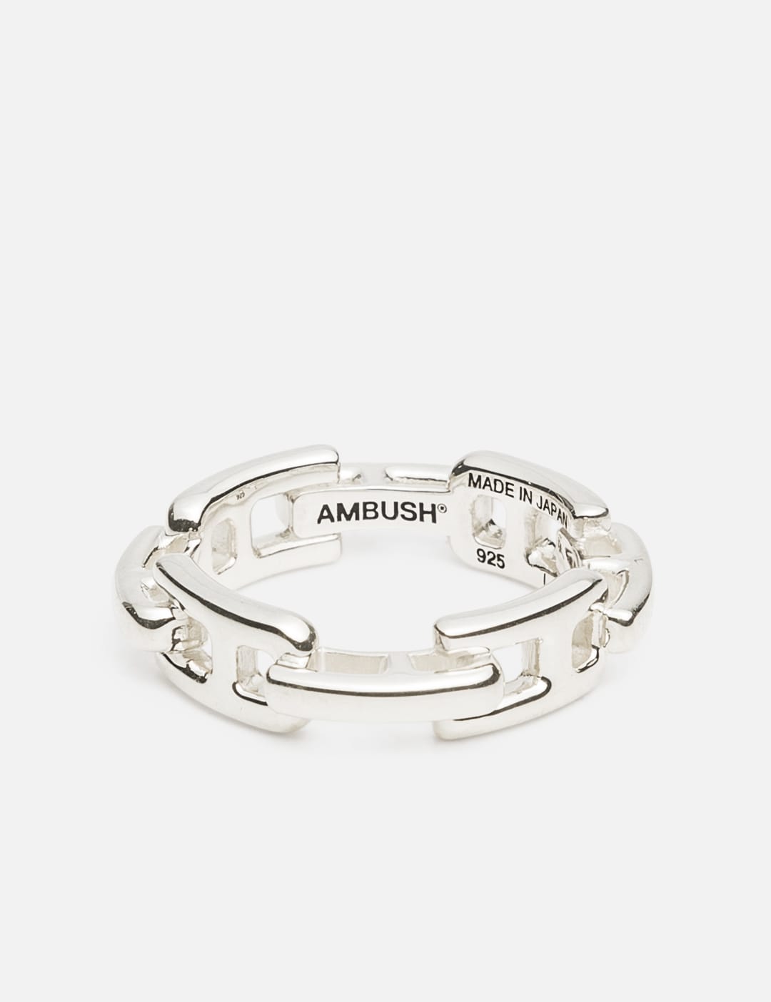Buy Ambush Textured Chain Ring 'Silver' - BMOC008F20MET0027200 SILV | GOAT