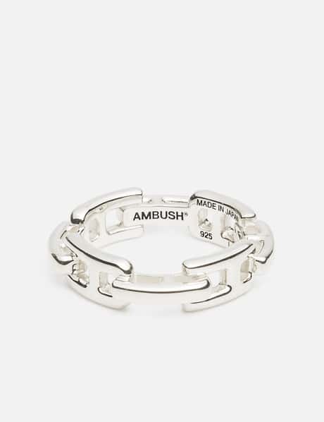 AMBUSH® 925 Silver A Chain Ring