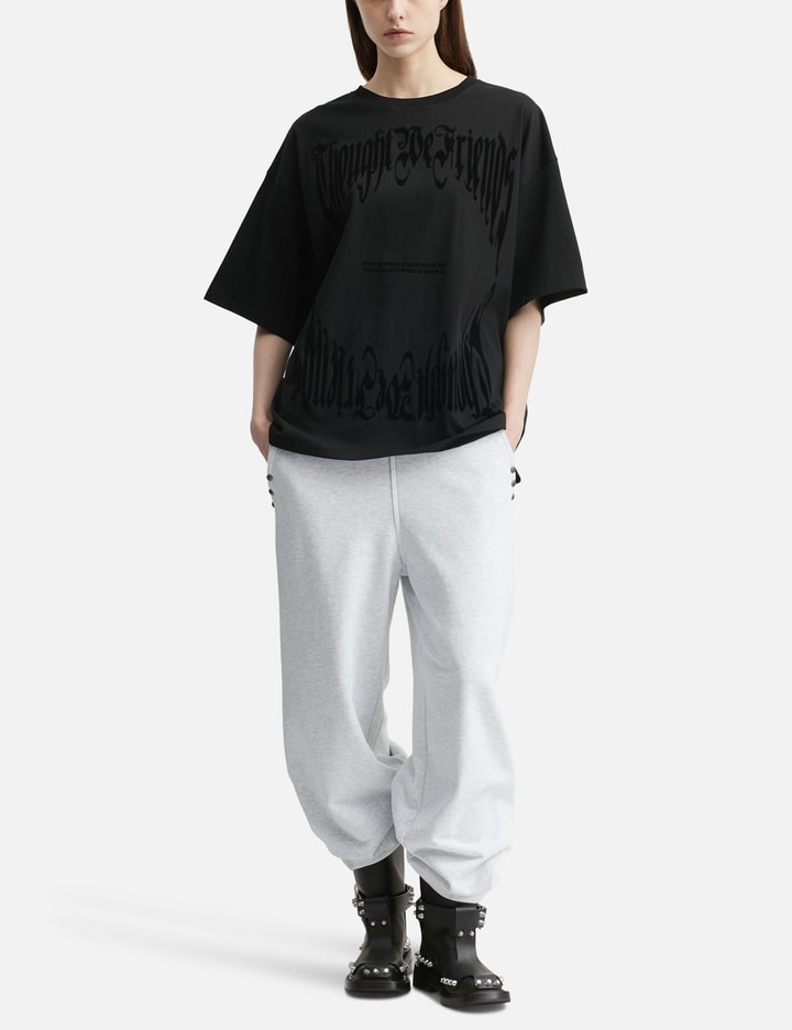 "Lydia" Black Oversized T-Shirt view 5