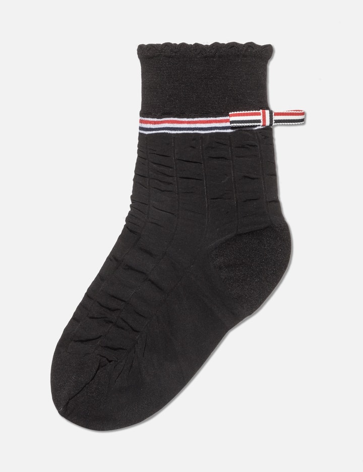 30 Denier Ankle Length Socks in Polyester With RWB Stripe Placeholder Image