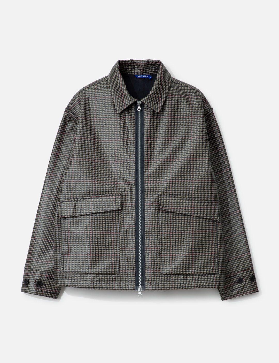 Reimagined Coated Houndstooth Check Jacket view 9
