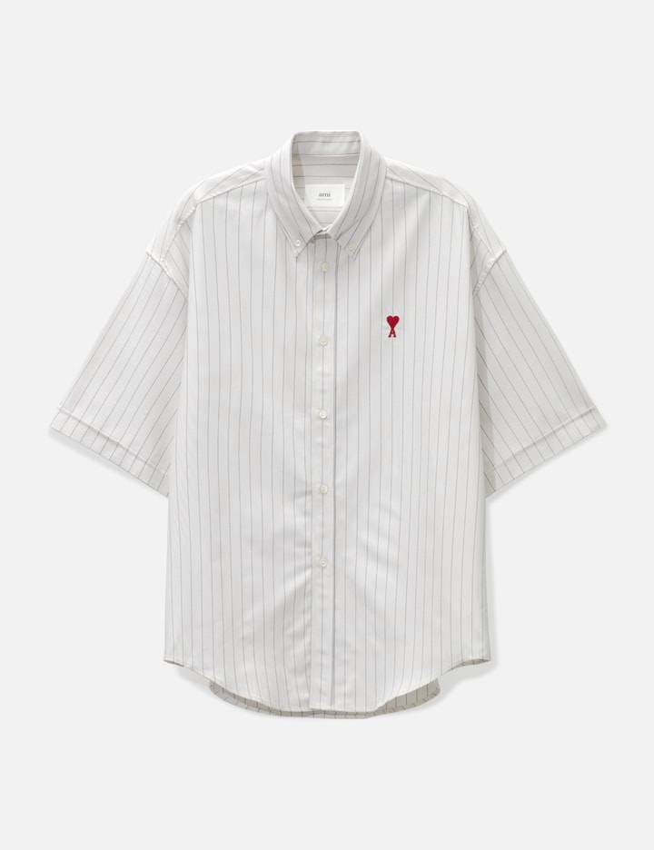Ami Alexandre Mattiussi Boxy Fit Short Sleeved Shirt In White