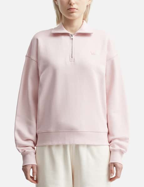 Maison Kitsuné BABY FOX PATCH HALF ZIP SWEATSHIRT