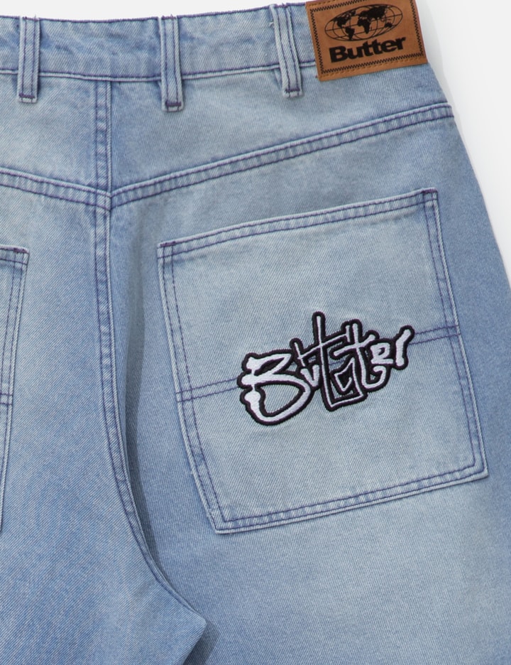 Scribble Denim Shorts Placeholder Image