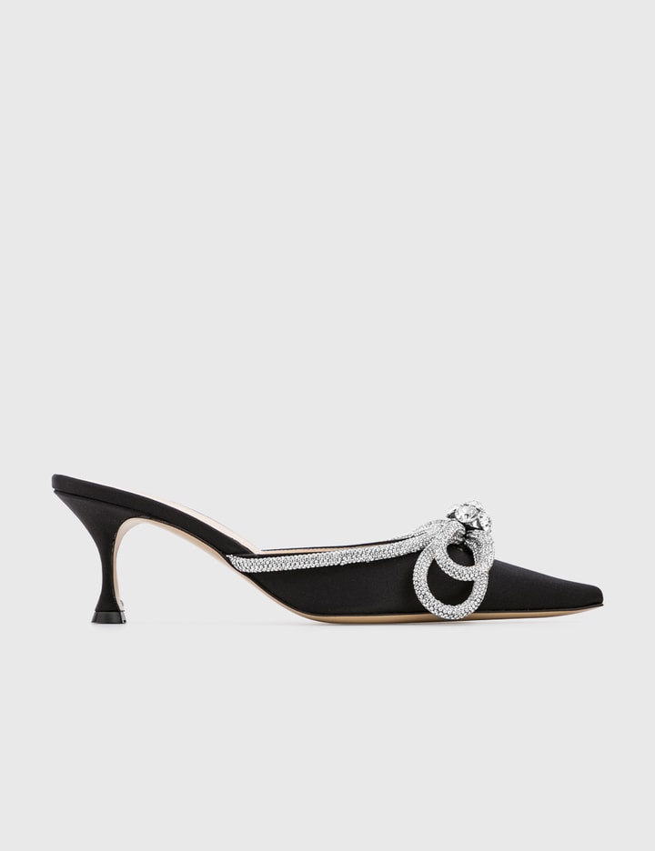 Double Bow Satin Mule Placeholder Image
