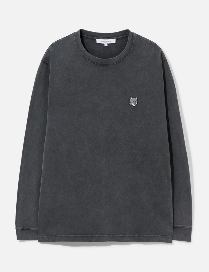 Maison Kitsuné Fox Head Faded Comfort Long Sleeve Tee-Shirt