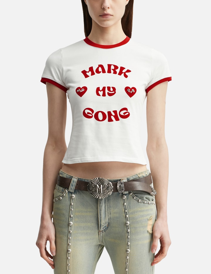 Mark My Gong Printed T-Shirt view 3
