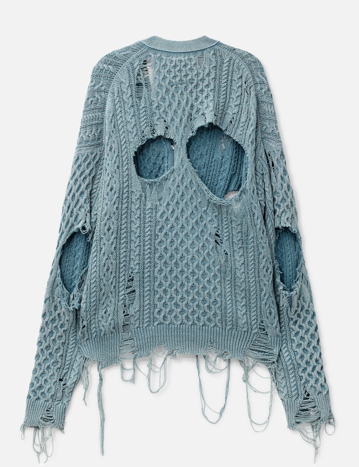 Maison Mihara Yasuhiro Distressed Cardigan