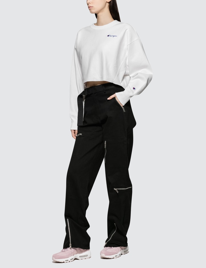 Cropped Crewneck Sweatshirt Placeholder Image