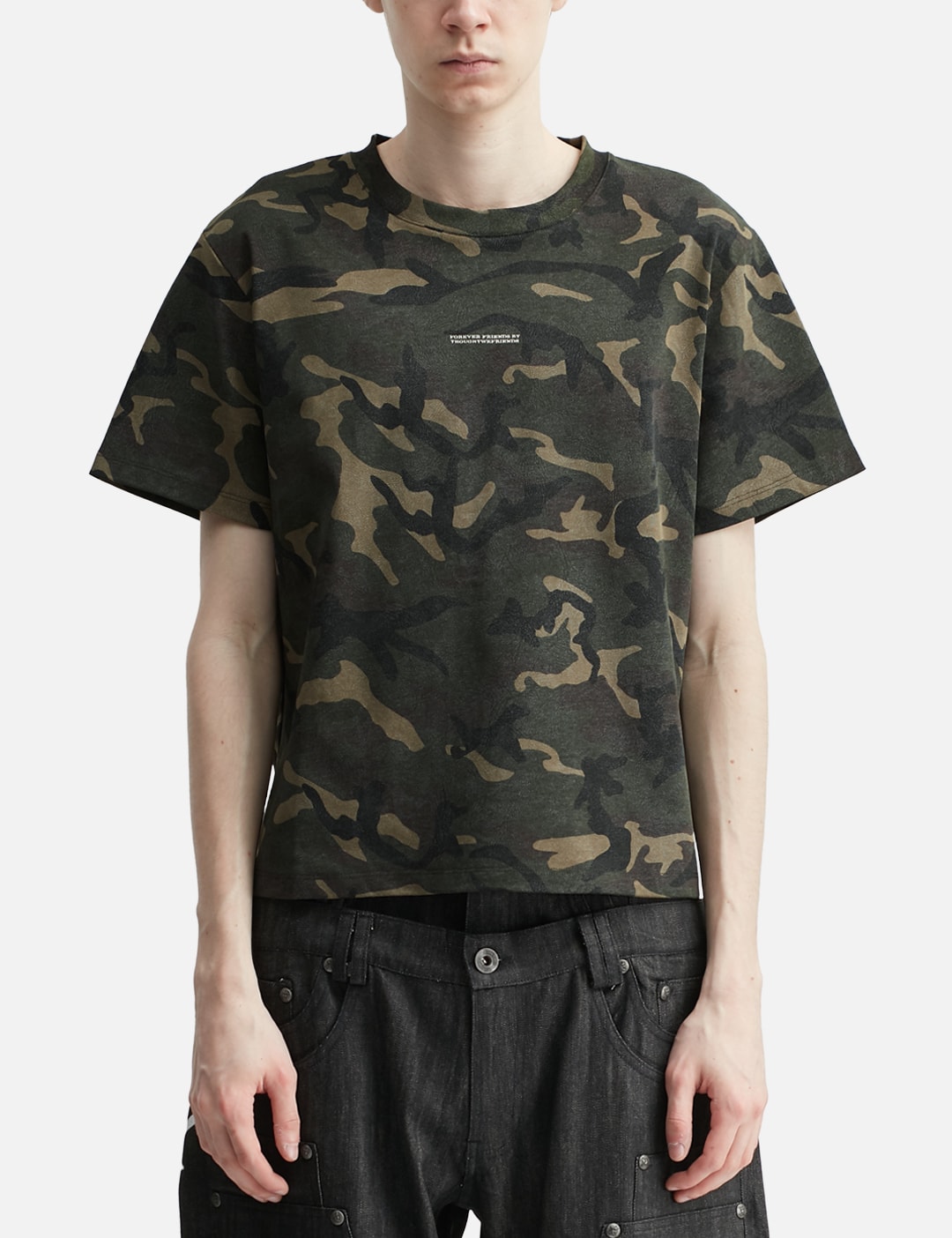 "Nameless" Regular T-Shirt In Camo view 18