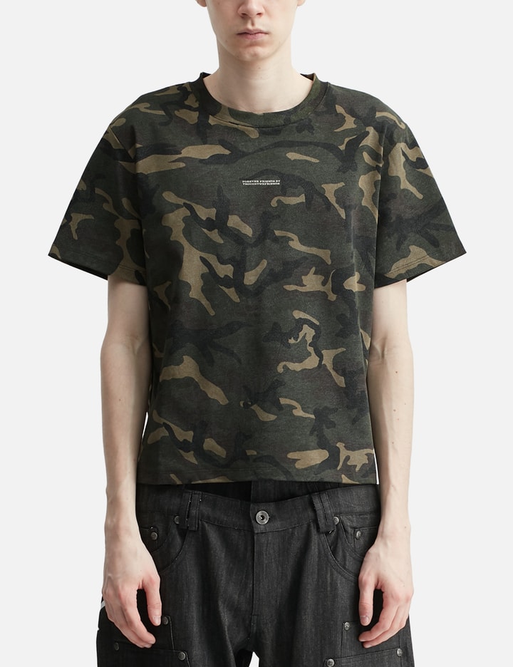 "Nameless" Regular T-Shirt In Camo view 3