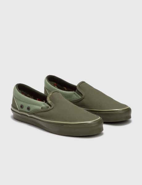 Vans - Vault By Vans X Nigel Cabourn OG Classic Slip-On LX | HBX