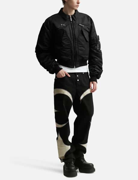 THUG CLUB - TC Leather Washing Denim Pants | HBX