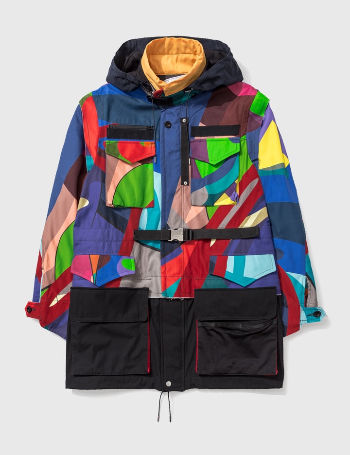 Sacai - KAWS Print Blouson | HBX - Globally Curated Fashion and 