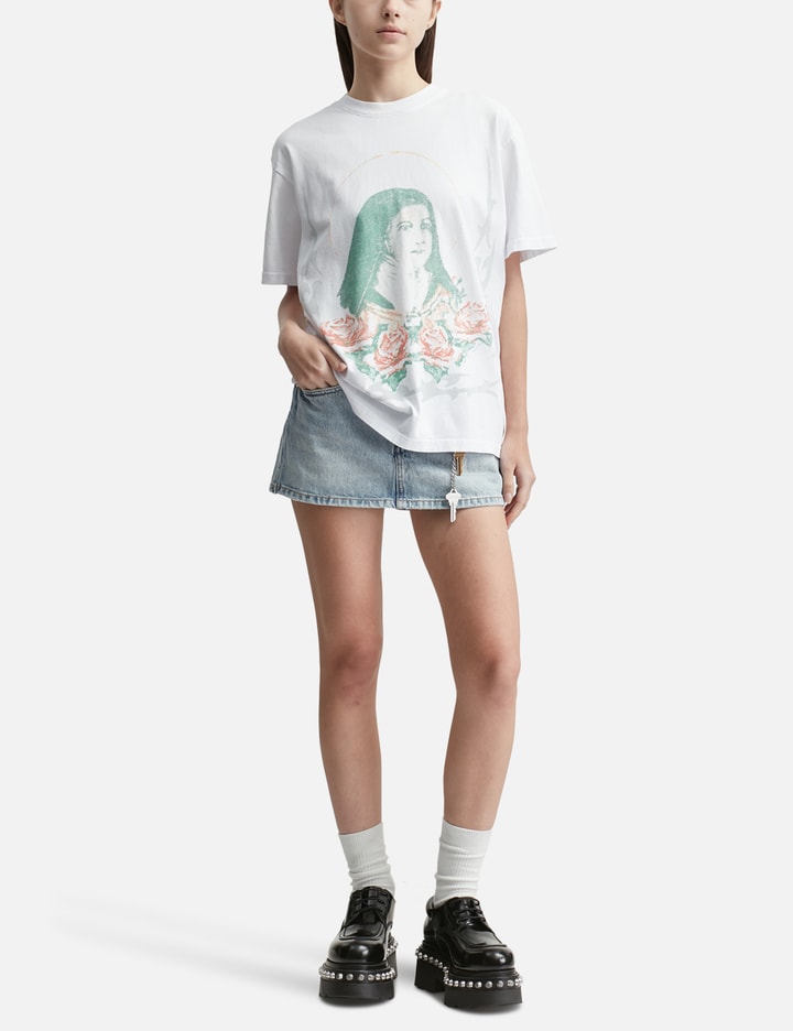 Basketcase Theresa Jr T-shirt In White