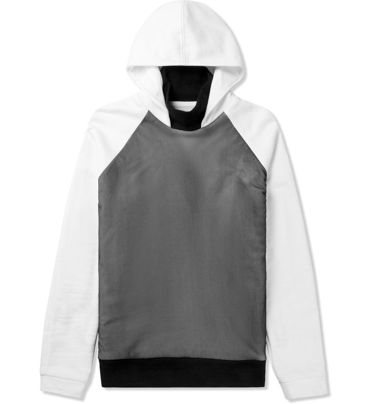 Black/White Turtle Neck Hooded Sweater Placeholder Image