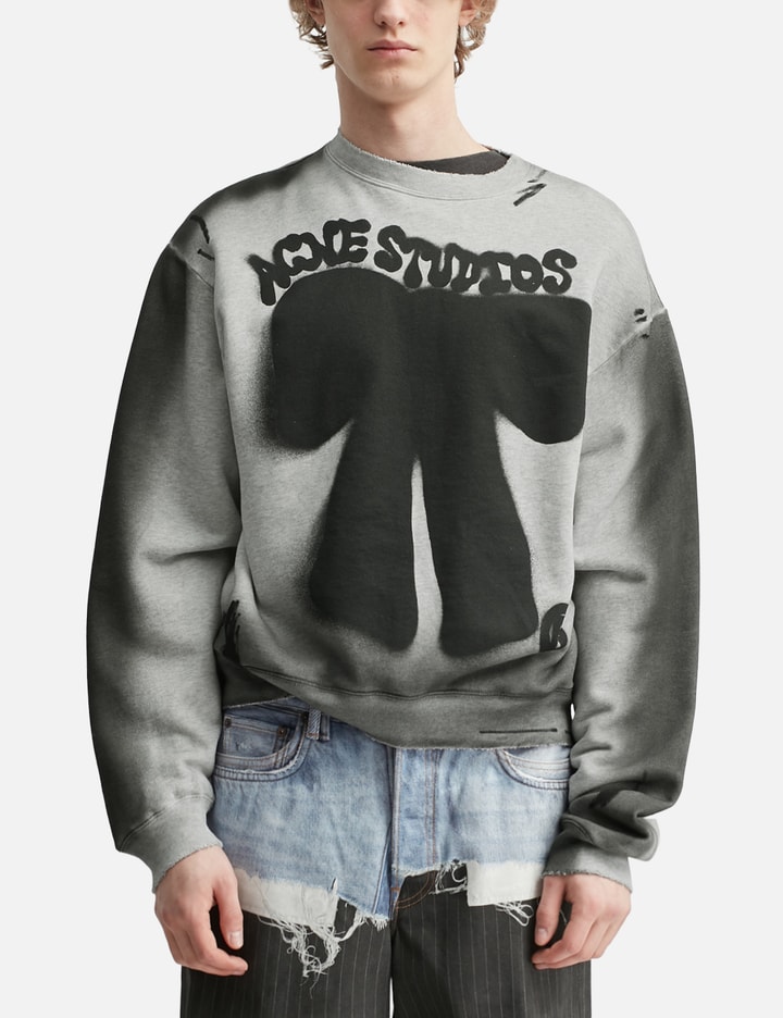 Acne Studios Sprayed Logo Sweatshirt