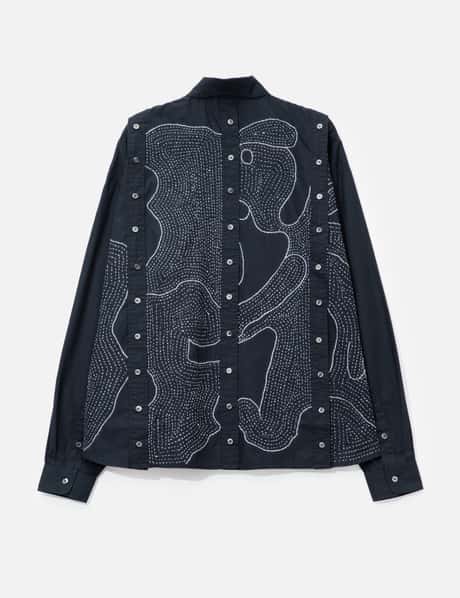 Black Detachable Oversized Shirt view 8