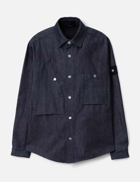 Stone Island Indigo Denim Shirt