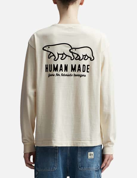 Human Made - Wool Blend Long Sleeve T-shirt | HBX - Globally 