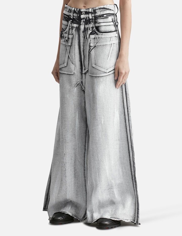 Lựu Dạn Radiation Dumpster Denim Jeans In Gray