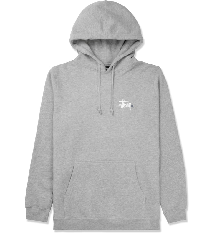 Heather Grey Basic Logo Hoodie Placeholder Image