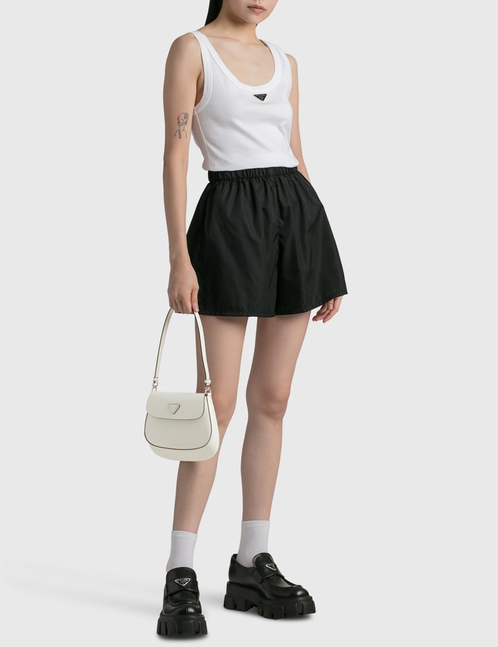 Cleo Brushed Leather Shoulder Bag With Flap Placeholder Image