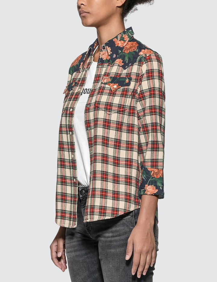 Exaggerated Collar Cowboy Shirt Placeholder Image