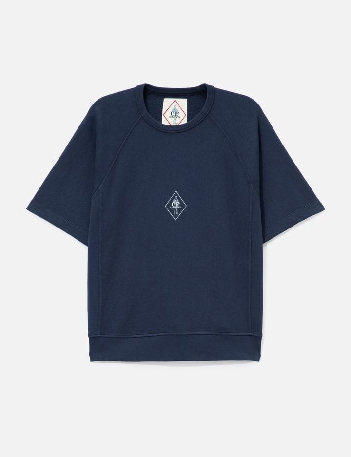 C.P. Company Malfilè Fleece Short Sleeve Sweatshirt