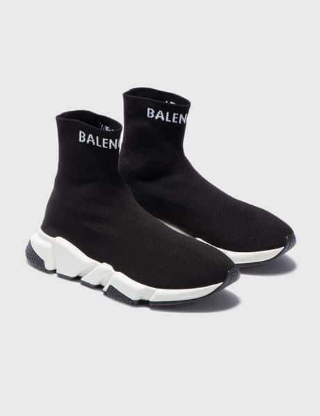 Balenciaga Speed Sock Knit Trainers - Black - SGN Clothing