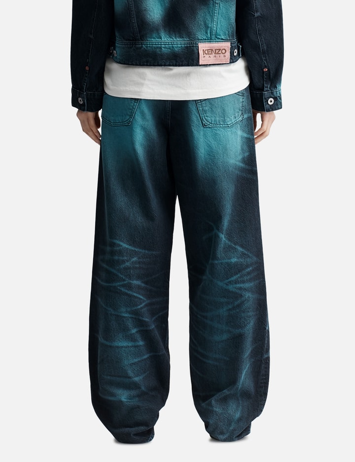 겐조 Turn Up Wide Fit Jeans