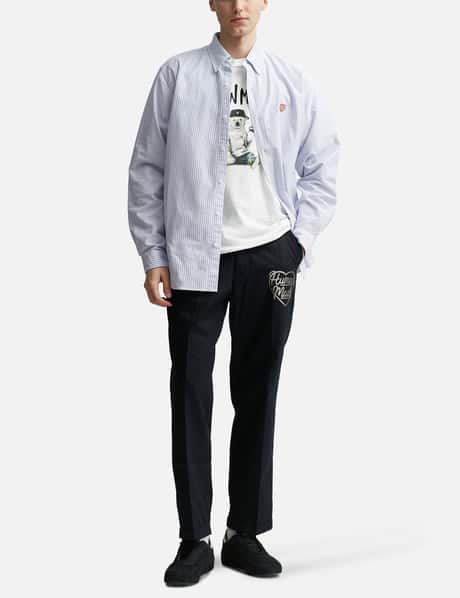 Human Made - STRIPE OXFORD BD SHIRT | HBX - ハイプビースト 