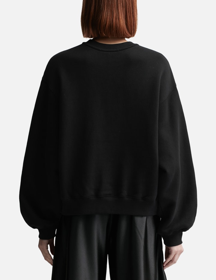 Alexander Wang T T By Alexander Wang Puff Logo Sweatshirt In Black