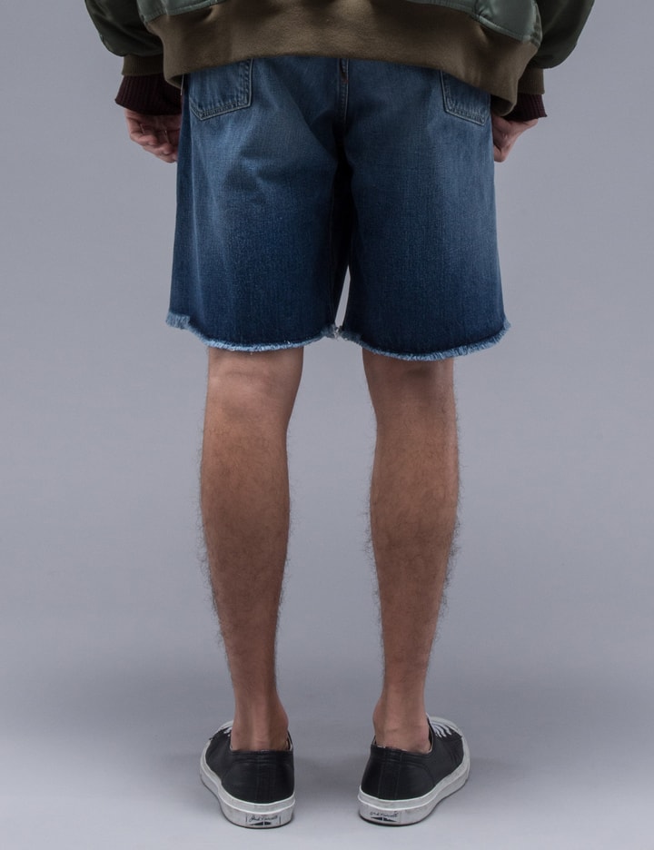 Asymmetrical Denim Shorts Placeholder Image