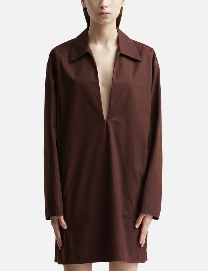 COWL NECK SHIRT DRESS Placeholder Image