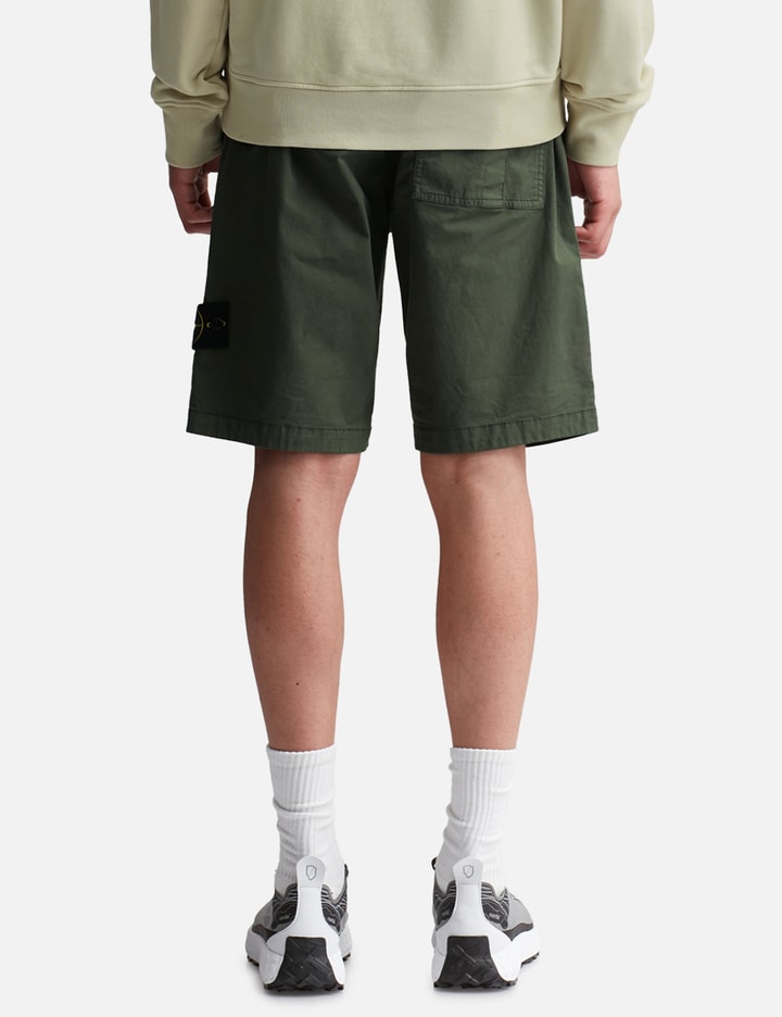 Supima® Cotton Twill Stretch-TC Cargo Bermuda Shorts Placeholder Image