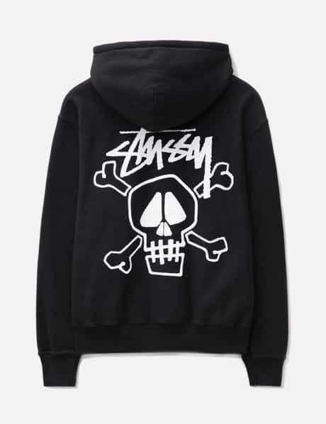 Stüssy - Skull and Bones Pigment Dyed Hoodie | HBX - Globally 