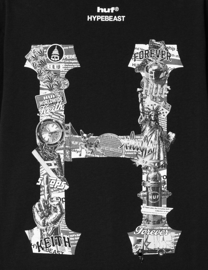 HUF X Hypebeast 20th Anniversary T-shirt Placeholder Image