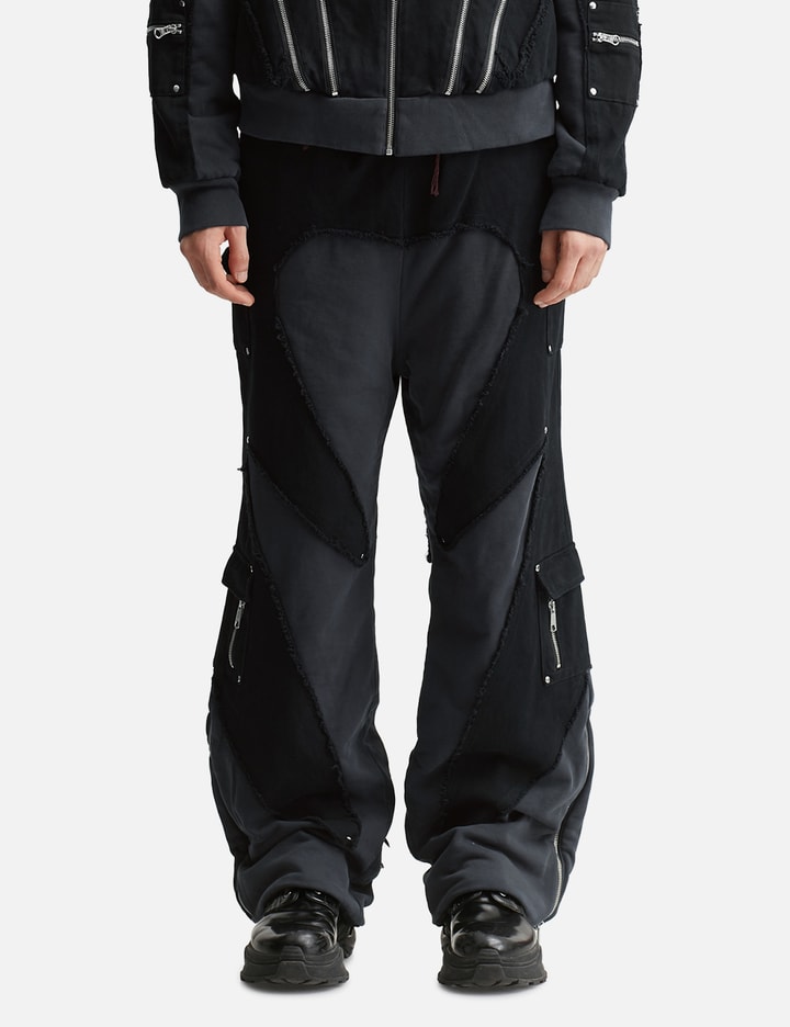 Fine Chaos Reversible Armor Trousers In Black