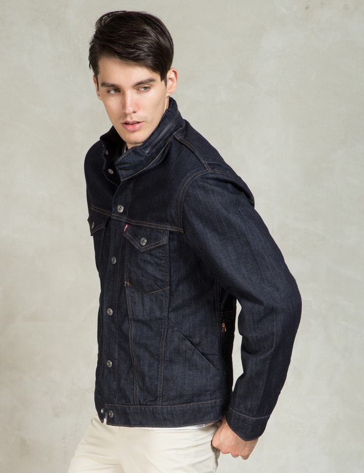 Indigo Denim Commuter Trucker Jacket Placeholder Image