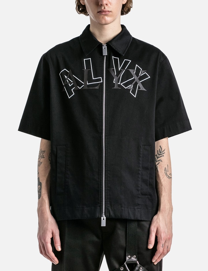 LOGO S/S ZIP SHIRT Placeholder Image