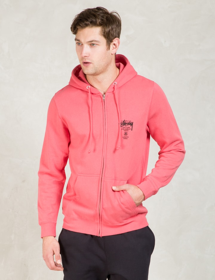 Pink World Tour Zip Hoodie Placeholder Image