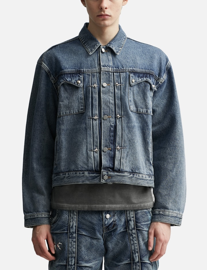 Trucker Jacket with Gathered Back Placeholder Image