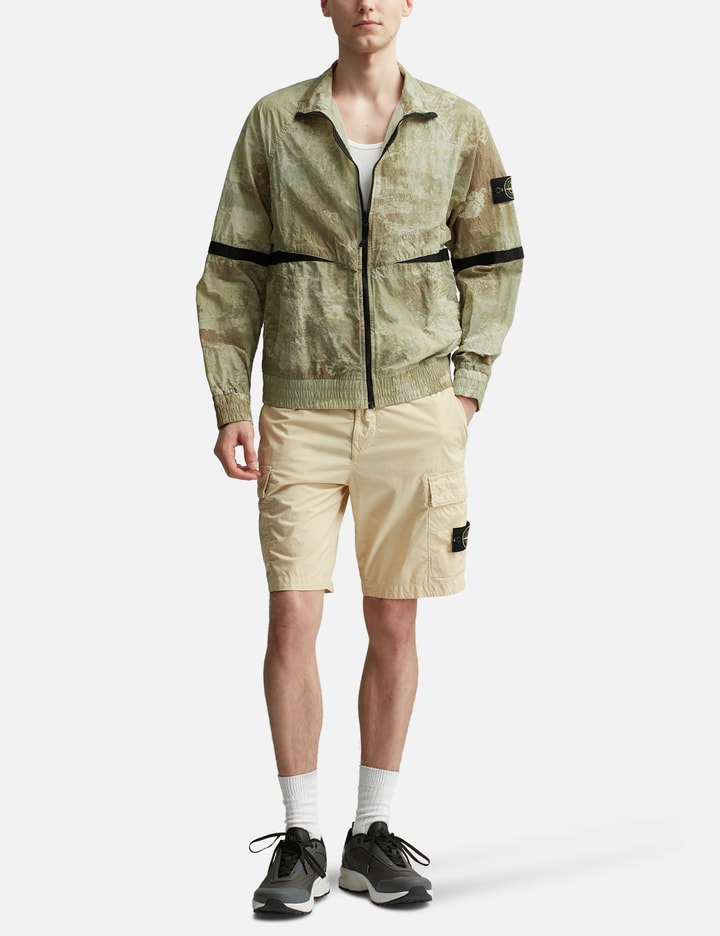 Dissolving Grid Camo On Econyl® Regenerated Nylon Blouson Placeholder Image