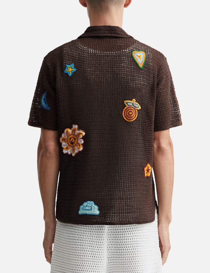 Motif Crochet Polo Shirt Placeholder Image
