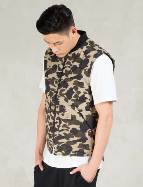 Carhartt Work In Progress Camo Duck Rigid Vest HBX
