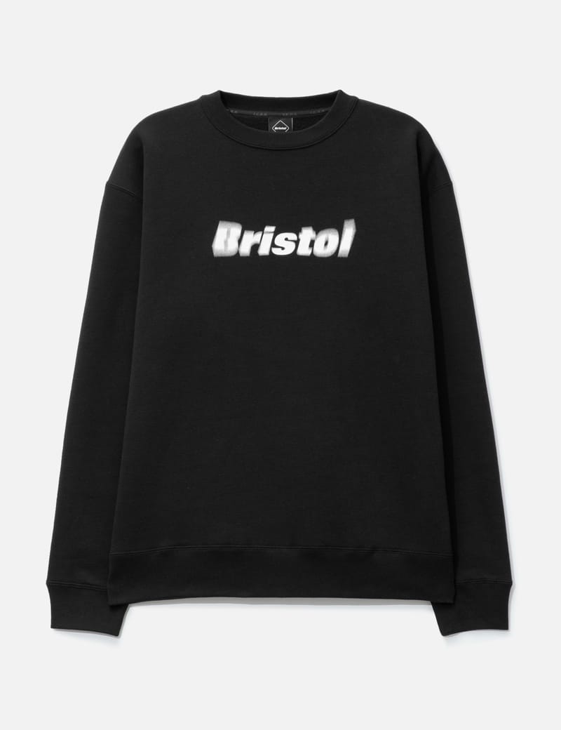 F.C.R.B. STRADDLE LOGO CREW NECK SWEAT